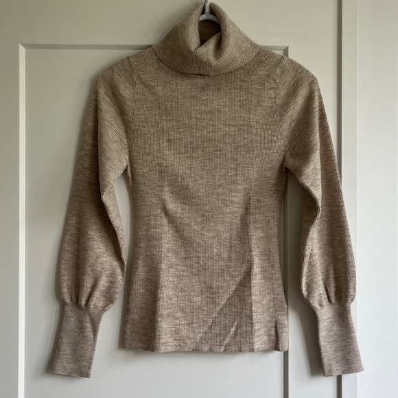 Aritzia Wilfred⎜POSITANO TURTLENECK⎜HEATHER SOOT - Picture 13 of 13